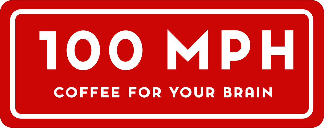 100 MPH Coffee logo