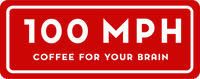 100 MPH Coffee logo