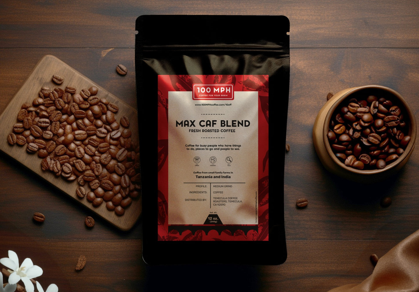 Max Caf Blend - Standard Grind (12 oz)