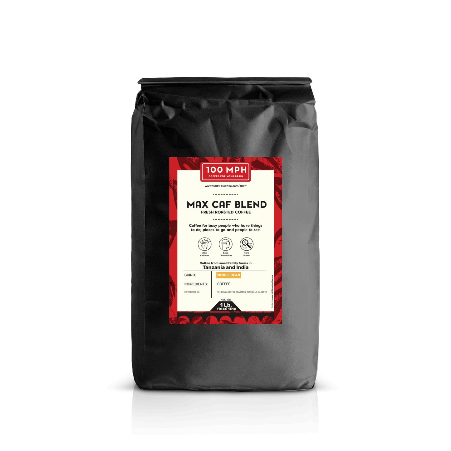 Max Caf Blend - Whole Bean (16 oz)