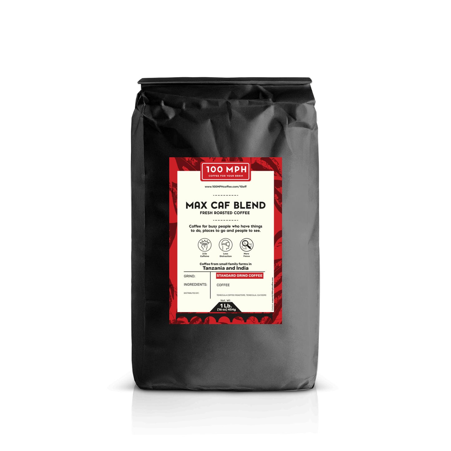Max Caf Blend - Standard Grind (16 oz)